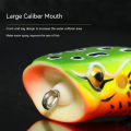 Big Mouth Topwater Frog Lures Durable Lifelike Silicone Bass Bait Floating Realistic for Pike Snakehead Salmon Trout Catfish. 