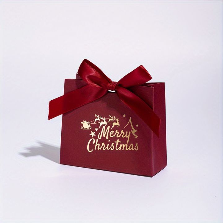 12pcs%20Elegant%20Christmas%20Gift%20Bags%20-%20Deep%20Brown,%20with%20Merry%20Christmas%20Script%20-%20Festive%20Packaging%20for%20Presents,%20Party%20Decorations%20-%20Image%204