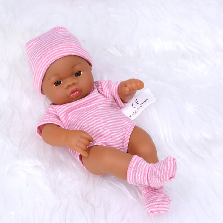 20cm%20Brown%20Skin%20Reborn%20Dolls%20Full%20Vinyl%20Mini%20Baby%20Doll%207.87inch%20Reborn%20Baby%20Doll%20Soft%20Touch%20Doll%20for%20Girls%20Bebe%20Doll%20Toys%20Gifts%20-%20Image%204