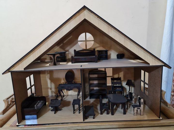 Doll house with furniture Daraz.pk