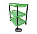 Versatile Mini Kicthen rack for home & office compact and functional storage (plastic rack). 