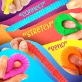 2 PCS Pop LED Tube Toy Creative Bendable Fidget Tube Toy Tube Sensory Toy Pipe Toy ( Multi Colour ).