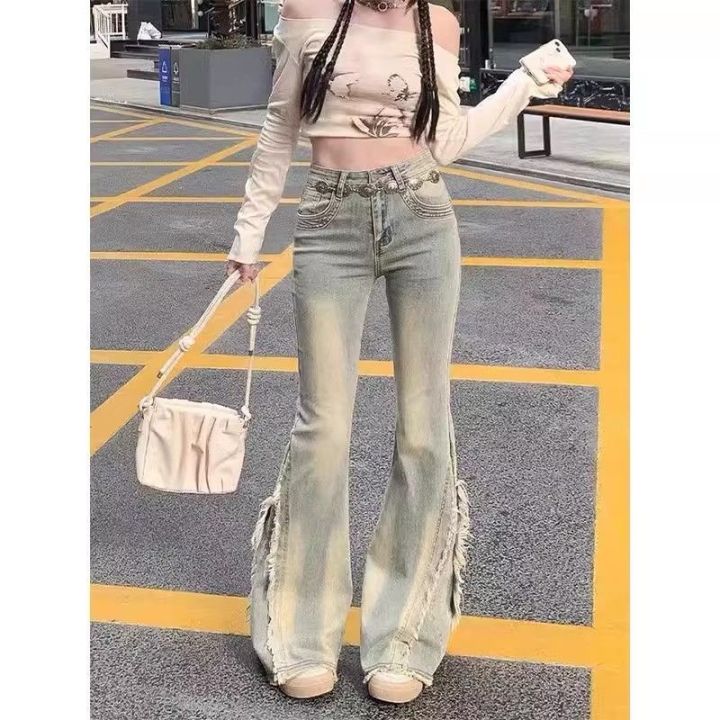 Women%20Vintage%20Blue%20Jeans%20High%20Waist%20American%20Retro%2090s%20Raw%20Material%20Edge%20Design%20Y2k%20Denim%20Pants%20Streetwear%20Wide%20Leg%20Jeans%20-%20Image%202
