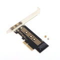 M.2 NVME SSD  to PCIe 4.0 Adapter Card 64Gbps M-Key PCIe4.0 X1 X4 For Desktop PC PCI-E GEN4 Full Speed. 