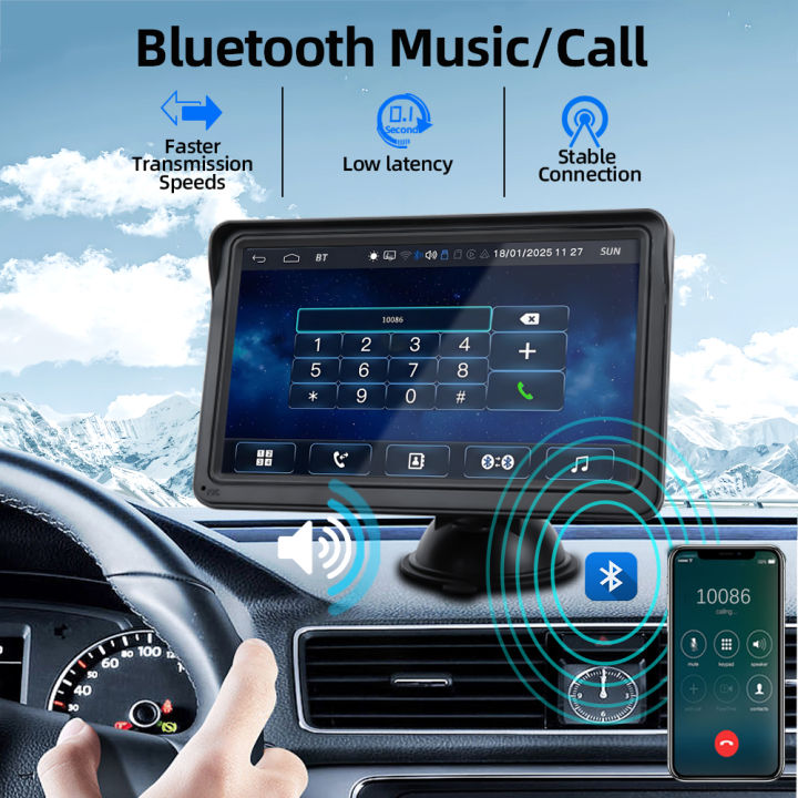 Car%20Radio%20Wireless%20CarPlay%20Android%20Auto%20Multimedia%20Video%20Player%207inch%20Portable%20Touch%20Screen%20With%20USB%20AUX%20For%20Rear%20View%20Camera%20-%20Image%205