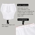 AIO 2Pcs Reusable Waterproof TPU Adult nappy Large size Diaper Cover Easy-to-clean Incontinence pants Diaper Soft Dropshipping.