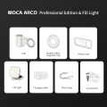 COMITOK MOCA ARCO Magnetic Camera Grip for iPhone Series Detachable Remote IOS17/18/26 Handle Holder for Vlog Recording Selfie. 