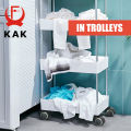 KAK 5pcs 2 inch Universal Swivel Caster Wheels Replacement Gaming Chair Office Chair Casters Trolley Rollers Furniture Hardware.