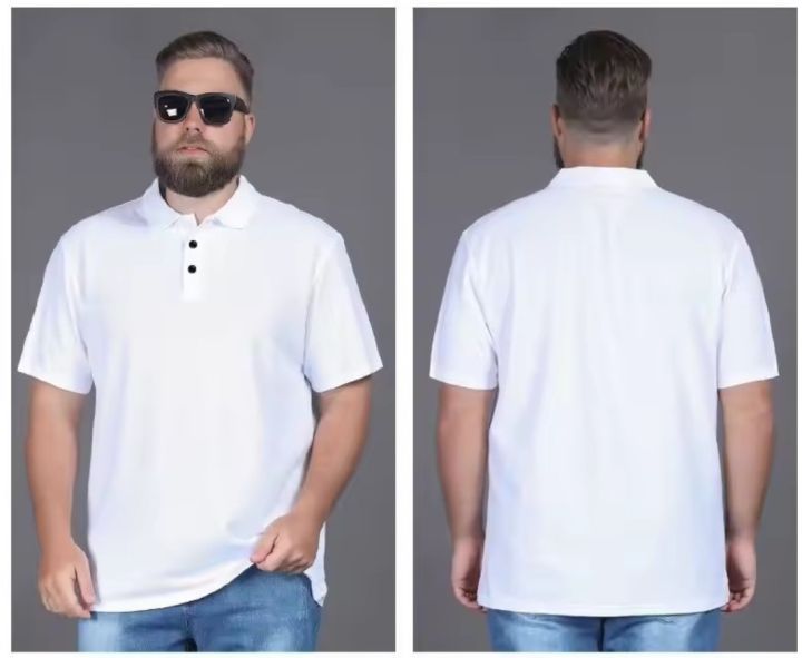 Premier%20Quality%20Polo%20T-Shirt%20for%20Men%202XL%203XL%204XL%20Comfortable%20and%20Stylish%20Solit%20black%20and%20white%20-%20Image%204