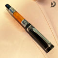 Deluxe Yellow Acrylic Fountain Pen/Ball pen for Elegant Calligraphy & Stylish Collection - Suitable for All Skill Levels,. 
