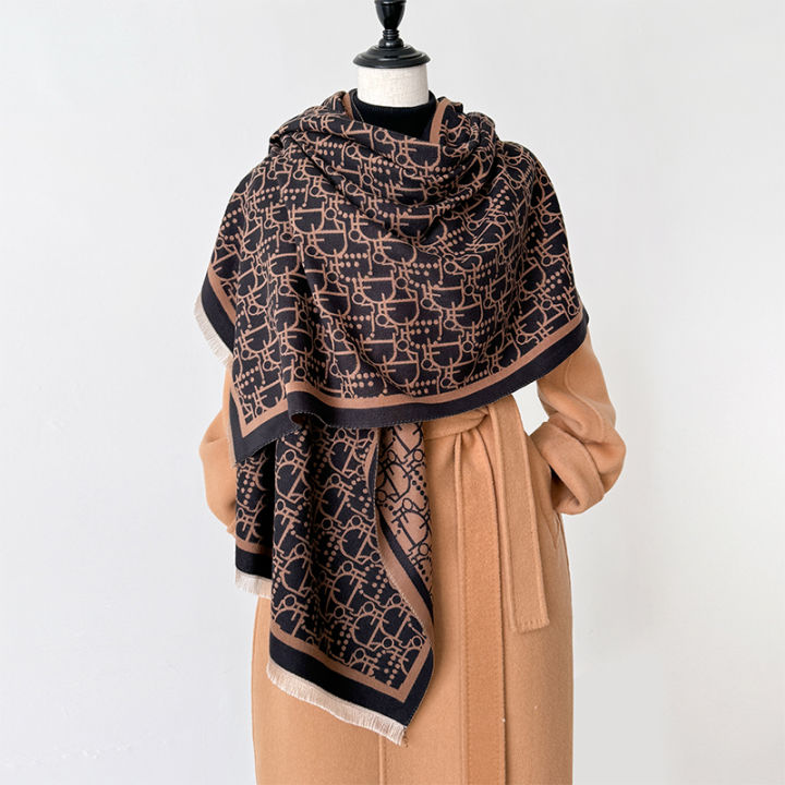 New%20Letter%20Design%20Winter%20Warm%20Cashmere%20Jacquard%20Scarves%20High%20Quality%20Women%20Thicken%20Wrap%20Shawl%20Ladies%20Wool%20Pashmina%20Scarf%20-%20Image%204