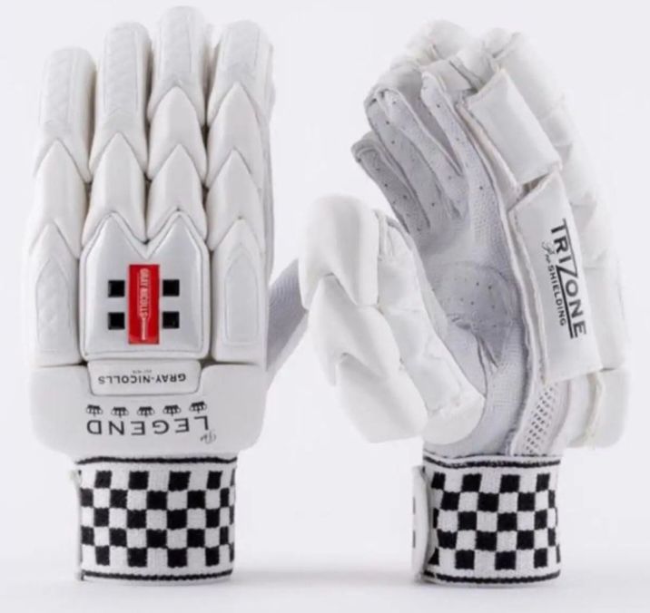 Cricket Batting Gloves white Legend Muhammad Rizwan Edition Gray Nicolls High Quality Material