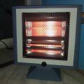 A-MAX Quartz Heater / Electric room Hater 800W 2 halogen rods. 