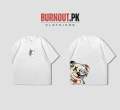 BURNOUT.PK NEW TRENDY SUMMER COLLECTION BEAR PRINTED DROP SHOULDER TSHIRT FOR MENS AND WOMENS. 