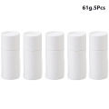 5pcs Kraft Paper Push Up Tubes Biodegradable Cardboard Cosmetic Cylindrical Packaging Lip Balm Deodorant Container Cosmetic Box.