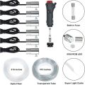 Flexible EL Wire Lights With App Control Ambient Atmosphere Strip Light Decorative Lamps 12V Car Interior Neon RGB Led Strip.