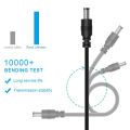 USB to DC 5.5*2.1mm Cable Boost Converter Step-up Cord  USB A Male to 3.5 Jack Connector DC 5V for MP3 Camera Power Bank Scanner. 