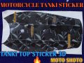 Motorcycle Tanki Top Sticker 3D (Diffrent Designs) CD-70 & CG-125. 