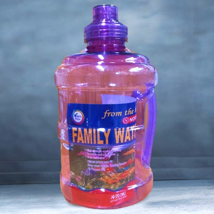 3 Liter (Half Gallon) 64oz BPA-Free Large Training Gym Water Bottle Handle Multicolor - Water Bottle