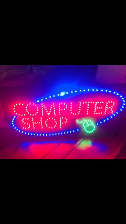 Computer shop led board (24x12) | Daraz.lk
