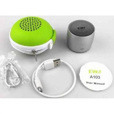 EWA A103 Bluetooth Wireless Speaker, Mini Portable with Hard Travel ...