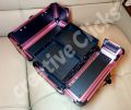 NEW Vanity Box Case, Aluminium Make Up Case, Cosmetic Case, Make Up Box, Beauty Case -Pink Color. 