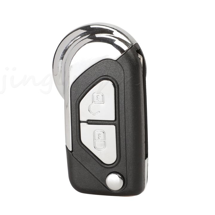 Jingyuqin%202/3%20Buttons%20Flip%20Folding%20Remote%20Car%20Key%20Shell%20Case%20Fob%20For%20Citroen%20DS3%20With%20Uncut%20VA2%20Blade%20Housing%20Cover%20-%20Image%207