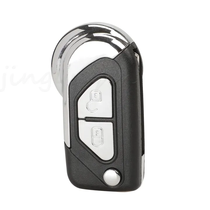 Jingyuqin%202/3%20Buttons%20Flip%20Folding%20Remote%20Car%20Key%20Shell%20Case%20Fob%20For%20Citroen%20DS3%20With%20Uncut%20VA2%20Blade%20Housing%20Cover%20-%20Image%207