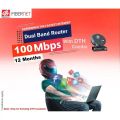 100 Mbps Internet Package Wi-Fi Unlimited New Connection - (12) Months. 