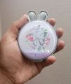 Portable Glass girl Makeup Mirror Mini Folding Pocket Mirror. 