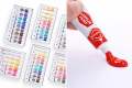 Acrylic Color Paints, Paint Tubes, Set of 12 Colours KS. 