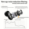 HT001-Ear Plugs for Sleeping Noise Cancelling 56dB,Reusable Silicone Earplugs Strong Sound Insulation,Multiple Sizes of Ear Caps. 