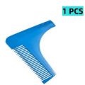 YS00005- Men's Beard Comb Hairdressing Beard Care Beard Styling Template Ruler Comb. 