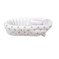 Baby Shower Basin Baby Folding Inflatable Learning Seat Multifunctional Dining Chair Bath Bench Small Sofa Shower Basin Bath Tub. 