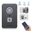 Camluxy Smart Key Box Fingerprint Safe Storage Lock Key 6 Digital Password Code Security Lockbox Combination Code IC Card Unlock. 
