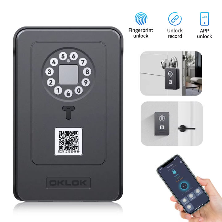 Camluxy%20Smart%20Key%20Box%20Fingerprint%20Safe%20Storage%20Lock%20Key%206%20Digital%20Password%20Code%20Security%20Lockbox%20Combination%20Code%20IC%20Card%20Unlock%20-%20Image%208