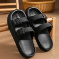 2025 New Men's Outdoor Fashion Thick Sole Sandals - Non-Slip Shower Slippers for Bathroom, Lightweight Comfortable House Slipper.