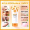 Orange Exfoliating Whitening Gel Scrub Face Body Brigtening Skin.