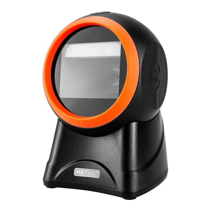 NETUM NT-2055 Desktop 2D Barcode Scanner, Omnidirectional Hands-Free Wired USB Big Barcode Reader 1D QR Screen Barcodes Scanning