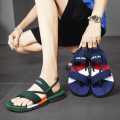 Men's Flip Flops Summer New Sandals Dual-Use Outdoor Casual Beach Shoes Men's Foreign Trade Slippers Men's Platform Non-Slip. 