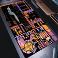 Black Mouse Pad Star Trek Laptop Offices Mousepad Desktop Decor Extended Pads Pc Keyboard Mice Mat Large Gamer Table Mat Playmat. 