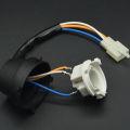 1Pcs BA20D Motorcycle Bulb Base Motorcycle Bulb Socket LED Headlight Holders Adapters Socket Connector For REX RS 400 450 500.