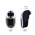 Portable Heater Electric Heater Plug In Wall Room Heater Home Appliance Heating Stove Mini Radiator Remote Warmer Machine 500W. 