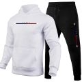 Mens Tracksuit Casual Printing Sweatshirt Sweatpants 2 Pcs Set Sports Jogging Mens Clothing Fitness Hoodies Sportswear Outfits. 
