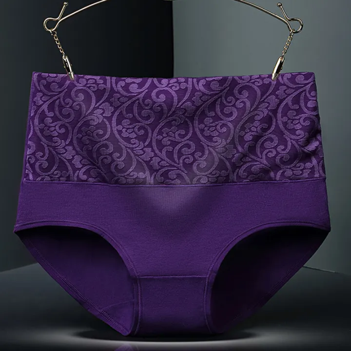 3Pcs/Lot%20Plus%20Size%20Underwear%20Women%20High%20Waist%20Women's%20Panties%20Cotton%20Brief%20Girl%20Breath%20Panty%20Abdominal%20Underpants%20Ladies%20L-5XL%20-%20Image%204