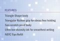 Krish Tri 3 Blue Pen (Pack of 3 Pens) 0.7 mm Smooth Long Lasting Reliable Daily Use Ballpoint Pen Imported from UAE. 