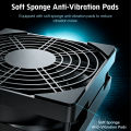 120mm 4.72-inch 5V USB Router Cooling Fan, Mini Quiet Cooler for Electronics Devices. 