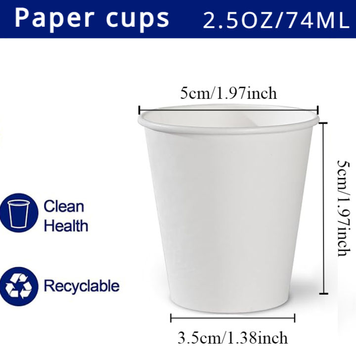 50/100PCS%20White%20Disposable%20Paper%20Cups%20Small%20Durable%20Bathroom%20Mouthwash%20Cups%20Suitable%20for%20Supermarket%20Tasting%20Beverage%20Containers%20-%20Image%202