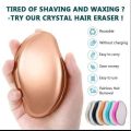 Crystal Hair Remover-Stone Painless-Epilator Reusable Depliation-Tool for Body hair-Glass hair remover- less physical Manual-Nano Glass Hair Remover-Underarm Razor-Machine for Women-Impactful Hair Removal. 