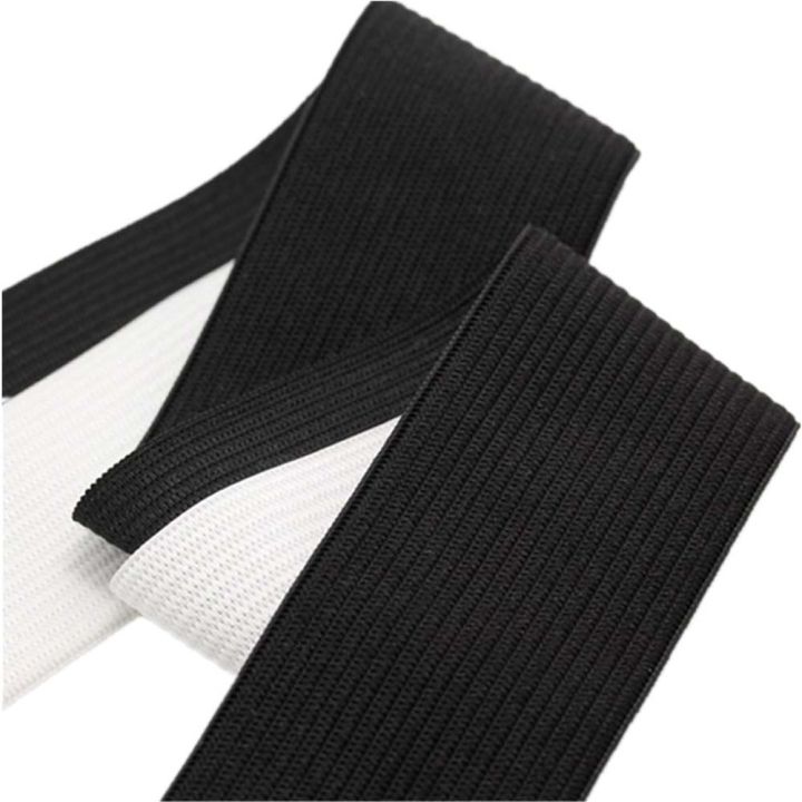 4Meter/8Meter%2015mm/20mm/25mm/30mm/35mm/40mm/45mm/50mm%20White%20Black%20Nylon%20High%20Elastic%20Bands%20Garment%20Trousers%20Sewing%20Accessories%20-%20Image%205